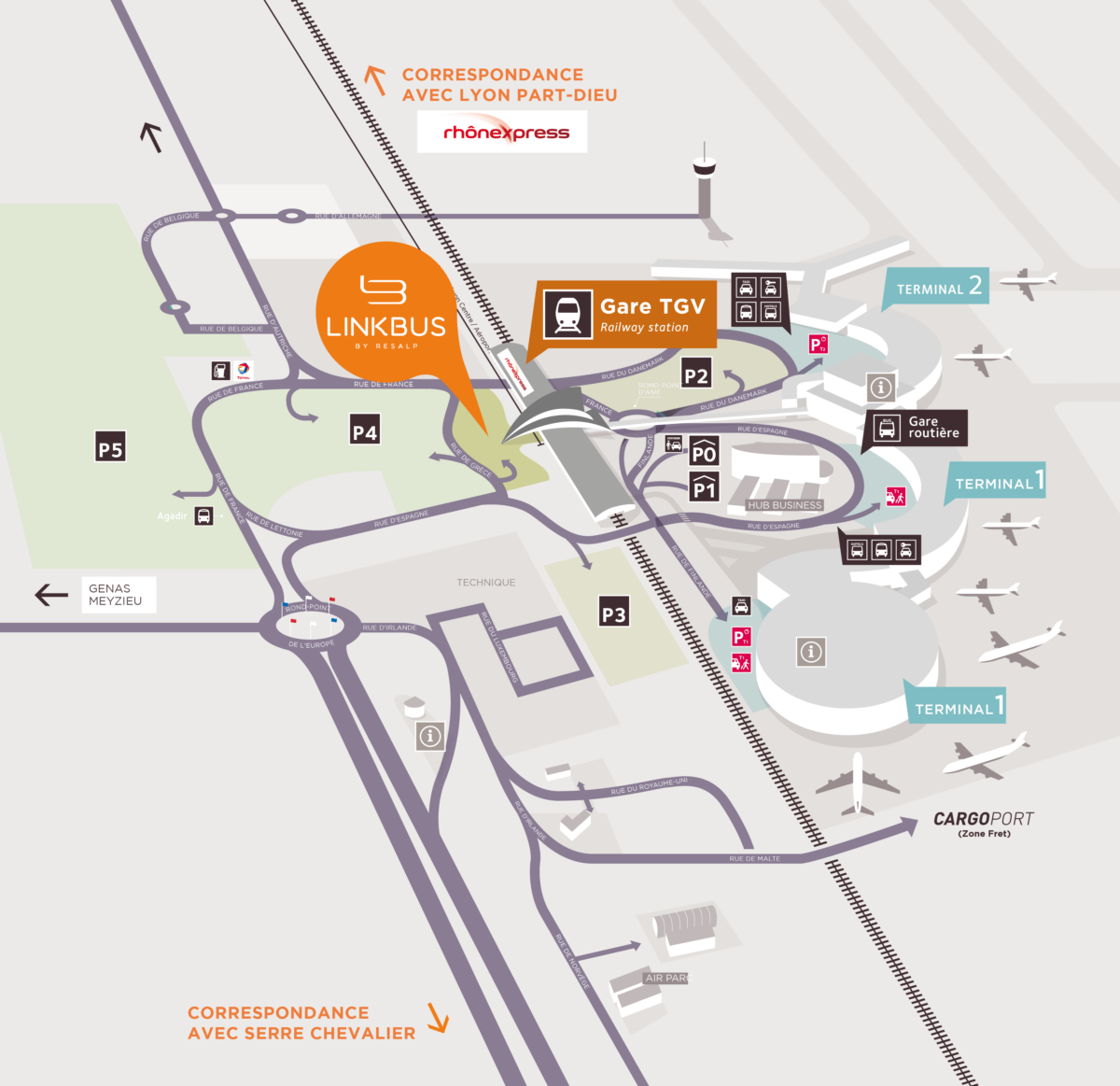 Navette Lyon Saint Exupéry Serre Chevalier Linkbus